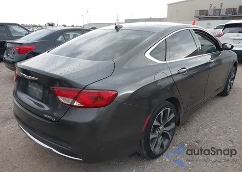 2015 Chrysler 200 C from USA, damaged, VIN 1C3CCCCB5FN501274